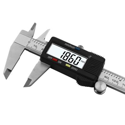 China Digital Vernier Caliper Measuring Tool Stainless Steel Vernier 6 Inch 150mm With LCD Screen Inch/Millimeter Conversion V009 for sale