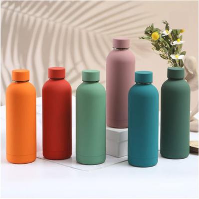 China CLASSIC Portable Small Mouth Water Bottle Stainless Steel Outdoor Sports Travel Drink Thermos Bottles for sale