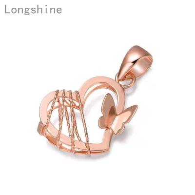 China Trendy Fashion Wholesale Solid 14K Gold Jewelry 14K Gold Pendant Chain For Women for sale