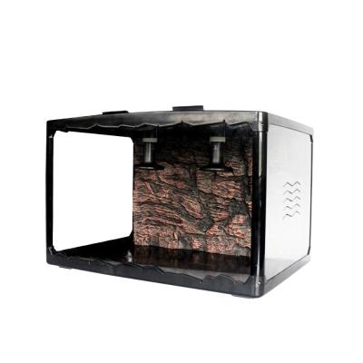 China Customized Viable High Quality Acrylic Crawpet Tempered Glass Set Folding Box Aquarium for sale