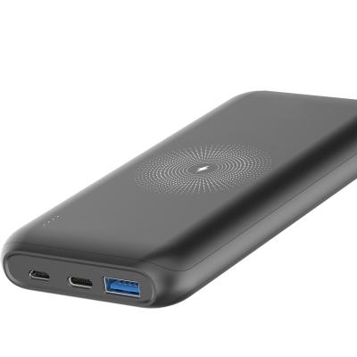 China Support 2021 New Fast Charging Power Bank 10000mAh Wireless With 10W Fast Output for sale