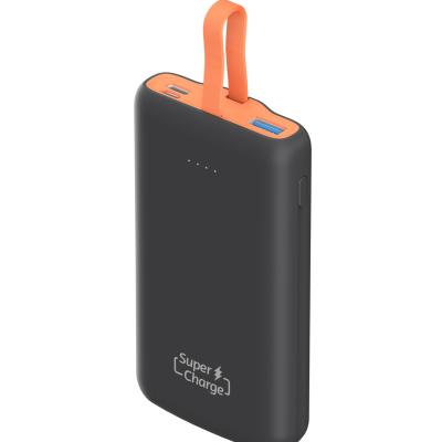 China Fast Charging Support 10000mah Power Bank,Built-in 22.5W Cable Power Bank,Mobile Phone Charger for sale