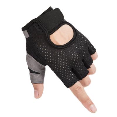 China Sports Fitness Gym Workout Exercise Half Finger Bicycle Anti-Slip Fast Shipping Recycling Gloves for sale