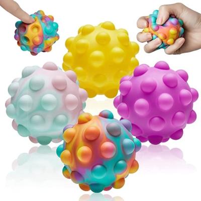 China Portable Cardboard Push Noise Sensory Busy Person Toy ESCO Bars Silicone Bubble Anxiety Stress Reliever Toys 3D Balls Pop Up Busty Person Toy for sale