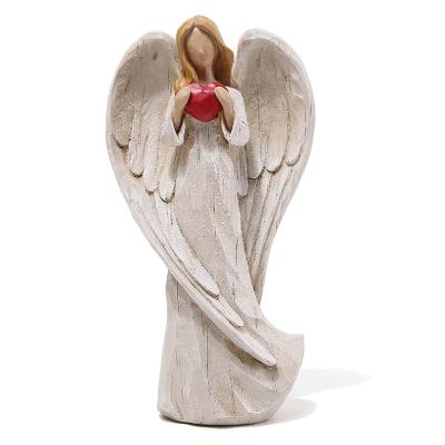 China World resin sculpture prayer figurine for gifts home decoration statue prayer exquisitely hand-cut and hand-painted characters for sale