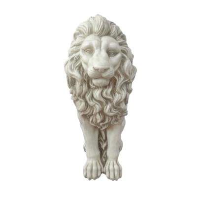 China Global Magnesium Lion Lion Ornament Resin Statue Wholesale Lion En Resin Statue for sale