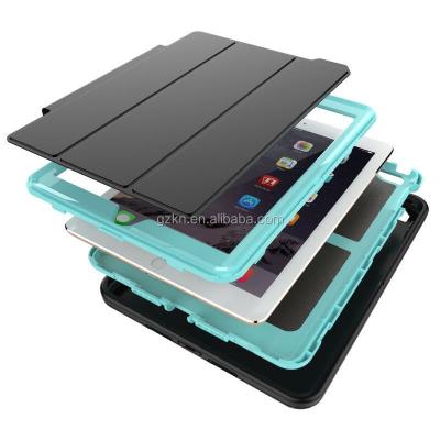 China Anti-fall for 9.7 inch New iPad 2017 Foldable Stand Folio Magnetic Cute Protective Case for sale