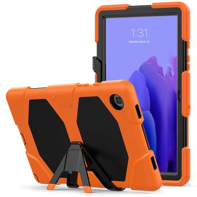 China Shockproof For Samsung Galaxy Tab A7 10.4 inch T500 T505 Military Duty Screen Protector Rugged Case With Stand On The Back for sale