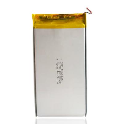 China Storage battery with PCM/Connector/Wires 1265135 3.7v 10ah lipoly solar energy battery for sale