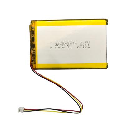 China High Quality Consumer Electronics Lithium Polymer Battery 606090 3.7v 4000mah Lithium Ion Battery Polymer for sale