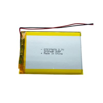 China Electric toys high quality 375678 3.7v 2500mah lipo battery for sale