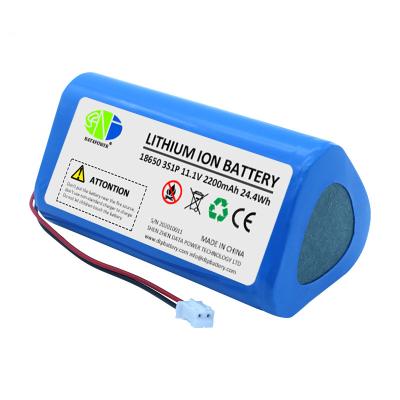 China Toys DTP 18650 3S1P 2200mAh 11.1v Li Ion Battery Pack 2200mAh 12V Lithium Ion Battery for sale