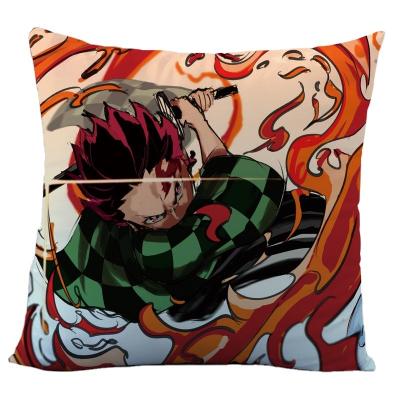 China Anti-Static Anime Demon Slayer Pillow Cover Bedding Room Decorations Cushion Home Decor 3d - Case Printed Pillowcase (Not Stuffing) for sale