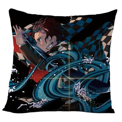 China Anti-Static Anime Demon Slayer Pillow Cover Bedding Room Decorations Cushion Home Decor 3d - Case Printed Pillowcase (Not Stuffing) for sale