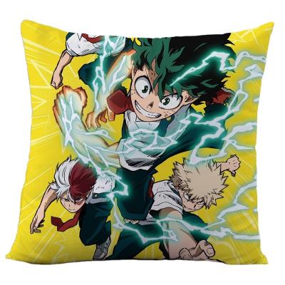 China Anime Anti-Static My Hero Academia Pillow Cover Bedding Room Decorations Cushion Home Decor 3d - Printed Pillow Case (Not Stuffing) Case for sale