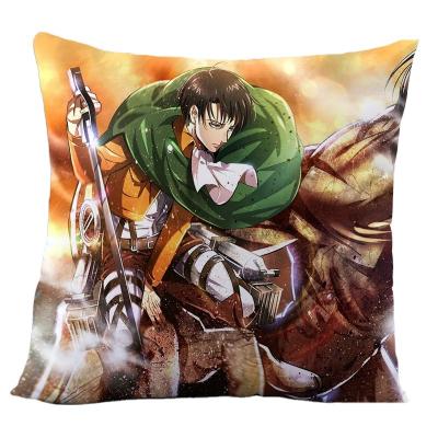 China Anime Attacking Giants Anti-Static Pillow Cover Bedding Room Decorations Cushion Home Decor 3d - Case Printed Pillowcase (Not Stuffing) for sale