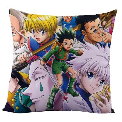 China Full Time Anime Hunter Pillow Cover Bedding Room Decorations Anti-Static Cushion Home Decor 3d - Case Printed Pillowcase (Not Stuffing) for sale