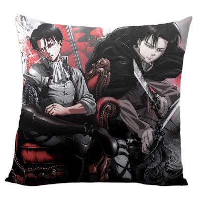 China Anime Attacking Giants Anti-Static Pillow Cover Bedding Room Decorations Cushion Home Decor 3d - Case Printed Pillowcase (Not Stuffing) for sale