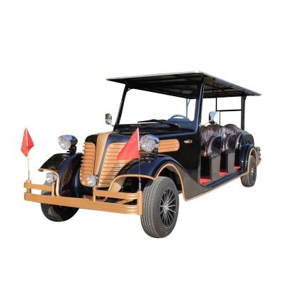 China Kingland Classic Vehicle Model T12 Electric Vintage Car Golf Cart 8 Seats Sightseeing Shuttle Car 8 People for sale