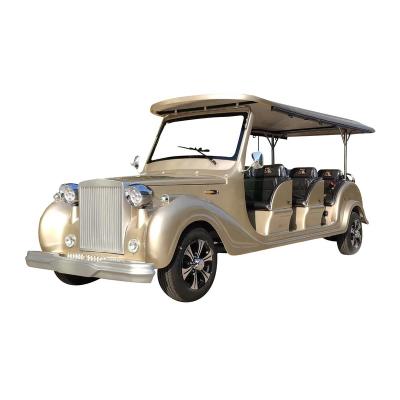 China kingland FD12 electric golf cart 4 seater electric vintage bus 2023 vintage bus passenger 175/70R14 for sale