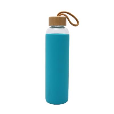 China WITH LID 2021 wholesale cheap custom logo sport cute travel price glass water bottle for sale