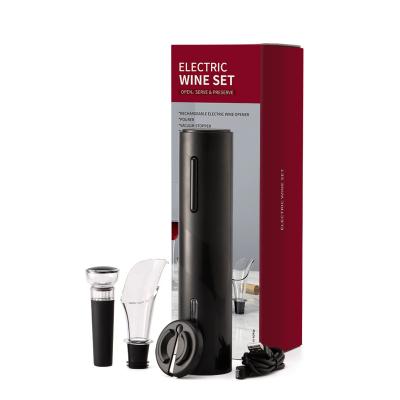 China Viable Universal Electric Wine Opener Battery Wine Opener Automatic Red Wine Corkscrew for sale