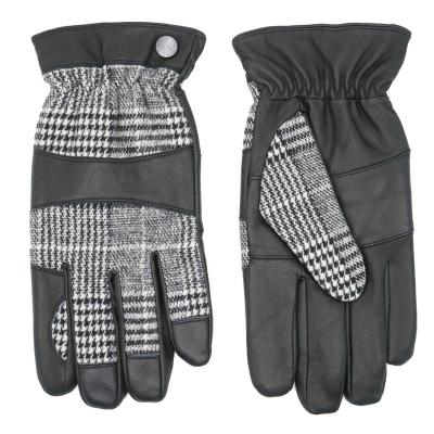 China Fashion Comfortable Classic Thickened Gloves Warm Winter Driving Motorcycle Bicycle Windproof Gloves For Men for sale