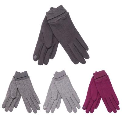 China Soft Cuff Knitted Warm Gloves And Cold Proof Gloves With Five Fingers In Winter for sale