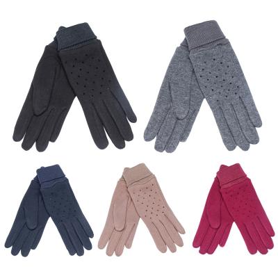 China Soft Winter Ladies Driving Warm And Cold Proof Fashion Touch Screen Gloves for sale