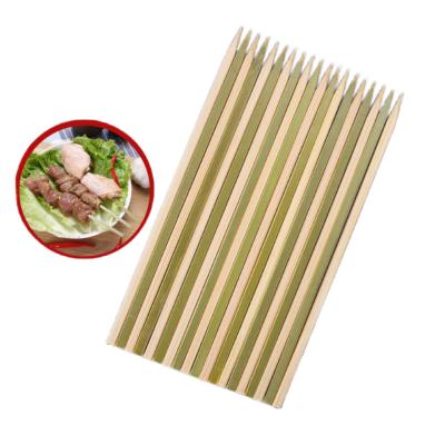 China Heat Resistance BBQ Tools Flat Grill Bamboo Skewers Sticks for sale