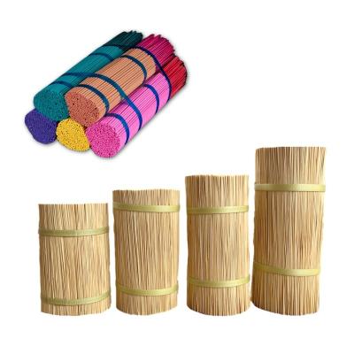 China Indian Diameter 1.3mm Thick Bamboo Incense Sticks For Making Incense From China for sale