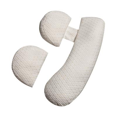 China Antibacterial and Mite Control Lead Industry U Shaped Pillow Full Body Pregnancy Care Pillow for sale