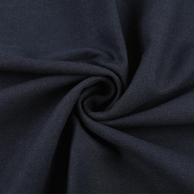 China Viable most popular black 10%cotton 15%polyester 25%linen 50%viscose woven fabric for sale