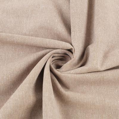 China Sustainable Medium Weight Woven Yarn Dyed Cotton Poly Viscose Linen Blend Fabric for sale