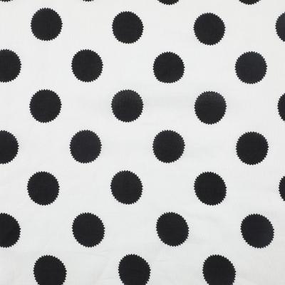 China Antistatic Best Price Big Wave Dots Classic Rayon Woven Fabric For Girl Costume for sale