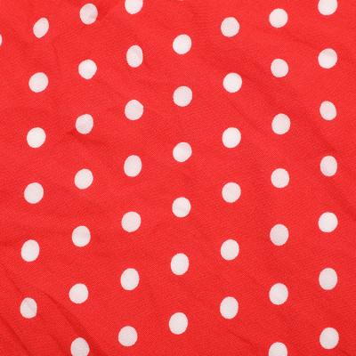 China China Manufacturer Eco Friendly Anti Static Wave Dots Printing Plain Rayon Fabric for sale