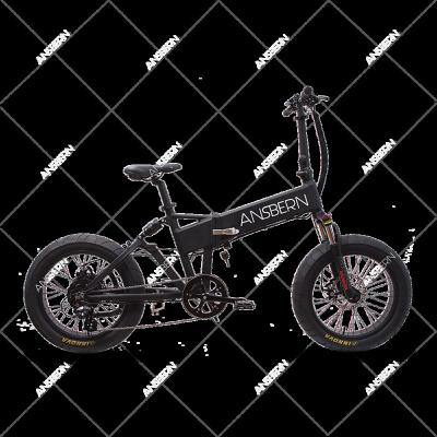 China New Design China Ansbern Aluminum Alloy Popular Best 48V Motor 750W Fat Tire Brushless Folding Electric Bike for sale