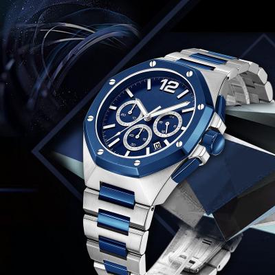 China Wholesale Chronograph Custom Watches Luxury Best Sell Analog Top Mens Quartz Wristwatches Factory Price Brand Watches for sale