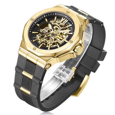 China Water Resistant Gold Watches Luxury Brand Herren Uhr Sports Automatic Custom Automatic Logo Steel Machanical Men's Watches for sale