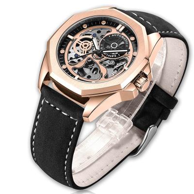 China OEM Relojes Automatico Mens Watch Reloj De Hombre Mechanical Watch Water Resistant See Heren Skeleton Watches Clock for sale