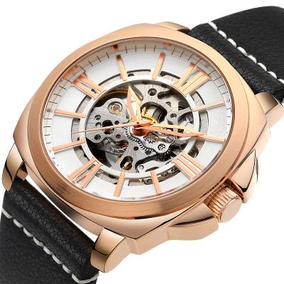 China Custom Made High Quality Wristwatches Rose Gold Mechanical Watch Luxury Brand Wholesale Popular Automatic Men's Watch Water Resistant for sale