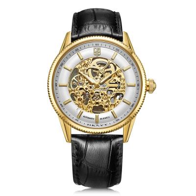 China Retro Fashion High Quality Water Resistant Men's Business OEM Non-Specific Mechanical Movement Watch for sale