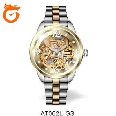 China Luxury Super Luminous Waterproof Gold Watch Japan Stainless Steel 5atm Strap Water Resistant Women For Automatic Mechanical Watches for sale