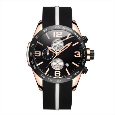 China Wholesale Popular Chronograph Stainless Steel Case Men Sports Wristwatches OEM Japan Movt Luxury Quartz Watch for sale