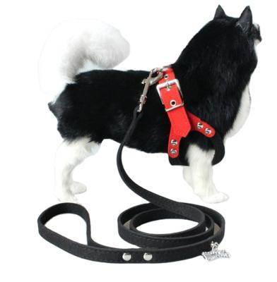 China Manufacturers Direct Sales Viable Popular Glasses Train Dog Chest Straps Korean Fur Back Dogs Strap Pet Harness For Small And Medium Size Si for sale