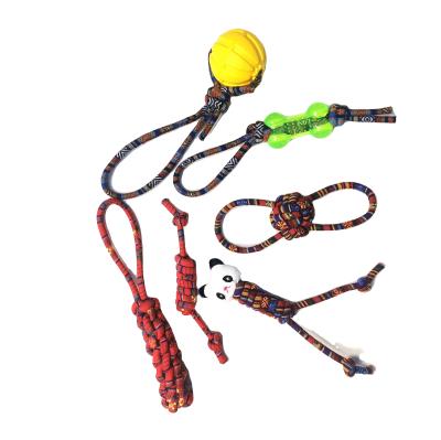 China Viable Toys Together , Pet Chew Cloth String Rope Toys Braided Puppy Toys for sale