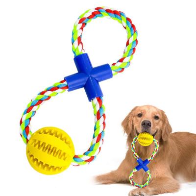 China Sustainable Durable Interactive Dog Chew Toy Dog Leash Dog Toy for sale