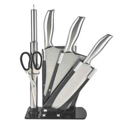 China Minimalist Cheap Price Stainless Steel Production Of A Complete Set Of Kitchen Knives 6 Sets Kitchen Knives for sale