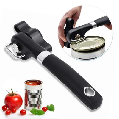 China Sustainable Kitchen And Restaurant Safe Cutting Can Opener Soft Edge Can Opener Hand Held Manual Safe Can Opener for sale