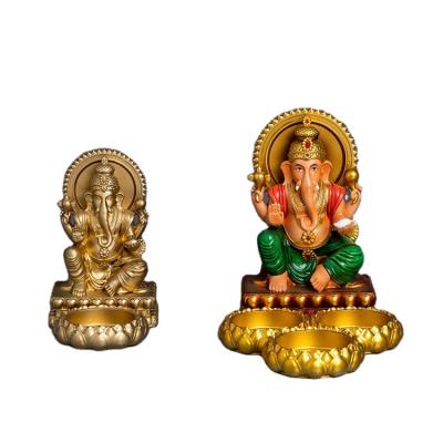 China India 3d design resin crafts custom ganesh Shiva Statue Hindu God Hinduism elephant statue Ganesha statue for sale